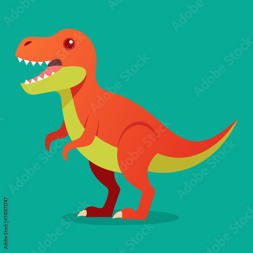 tyrannosaurus dinosaur vector illustration