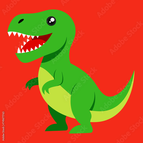 tyrannosaurus rex dinosaur vector