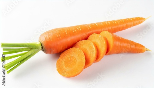 Carrot isolated on white background, Clipping path.