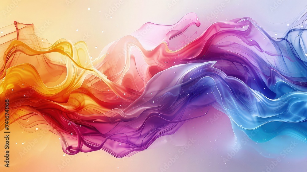 Colorful Liquid Wave Abstract Background. Colorful Liquid Wave Abstract Background.