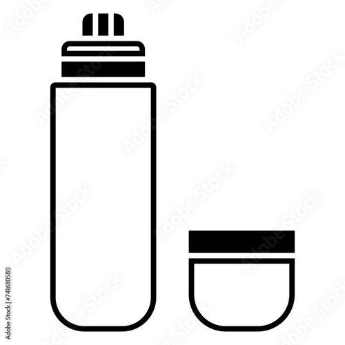 illustration of a tumbler bottle