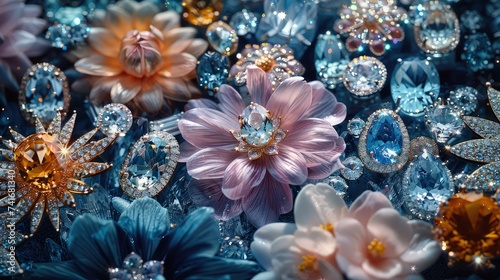 Dazzling Gemstones. A Glimpse into Luminous Luxury