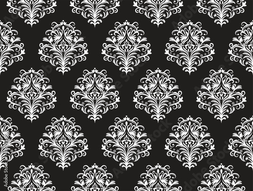 Ethnic Pattern. Ethnic India seamless pattern design oriental style. Damask India Motif.