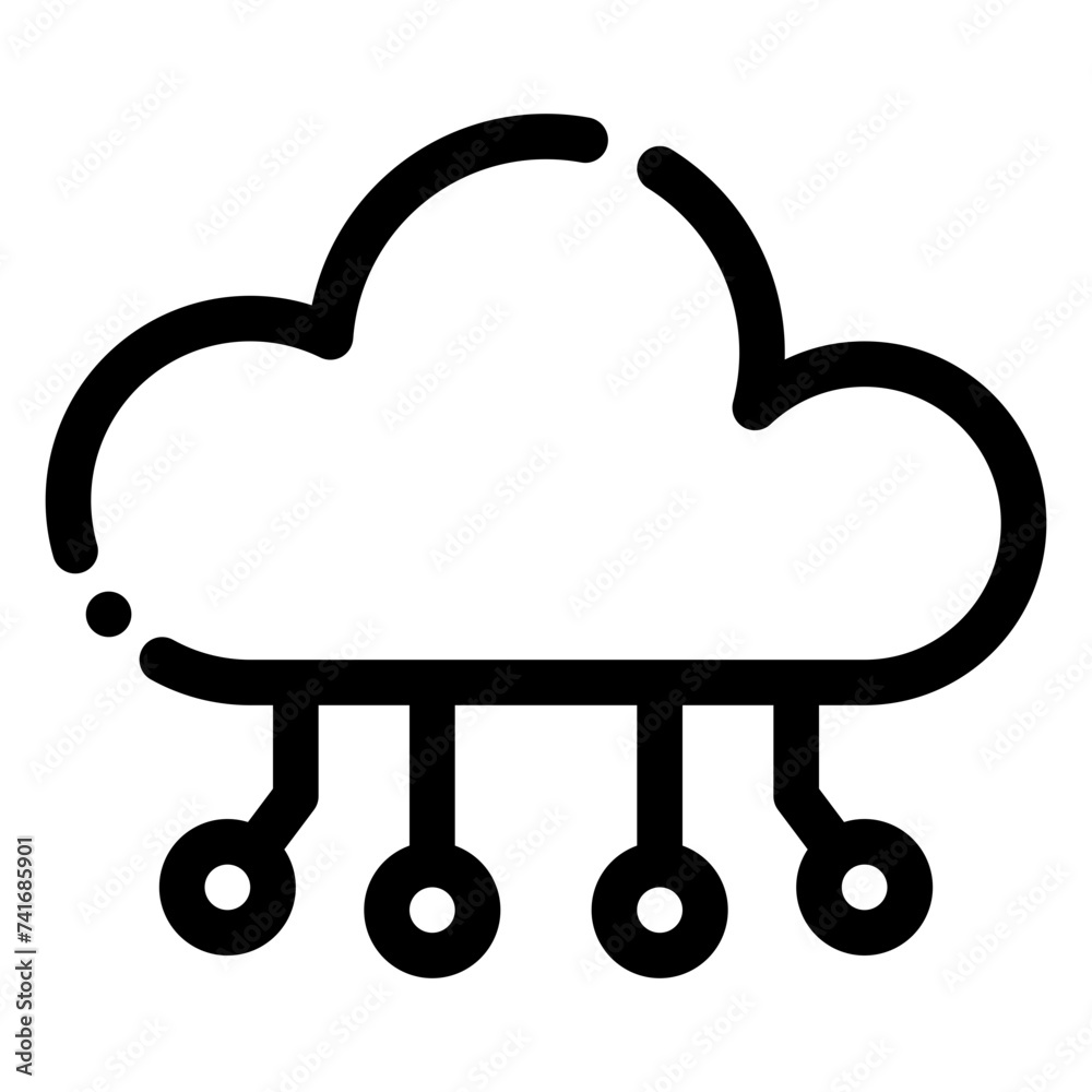 cloud computing icon cloud computing icon