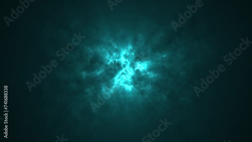 dark blue fog thunderstorm effect.