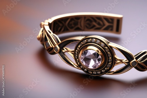 3D render of women’s jewelry on a light background

