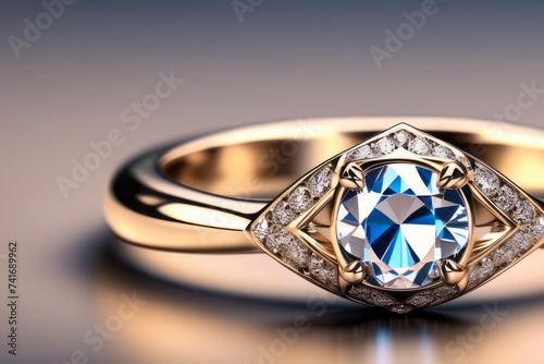 3D render of women’s jewelry on a light background
