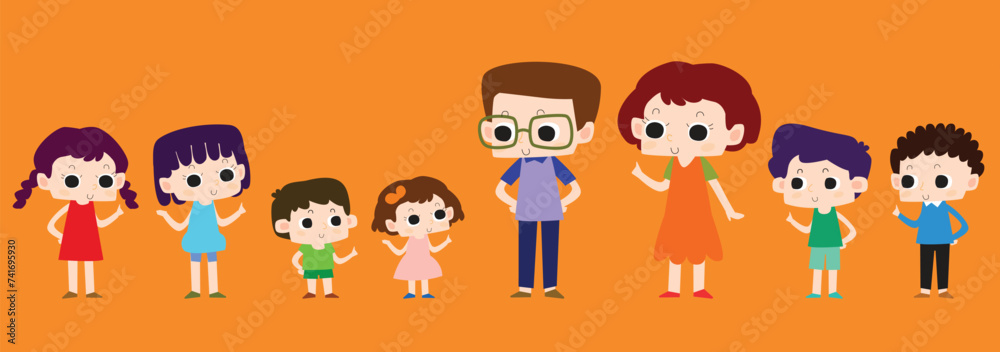 mother father family character cute kawaii asian sister brother boy girl comic mother father family character cute kawaii asian sister brother boy girl comic