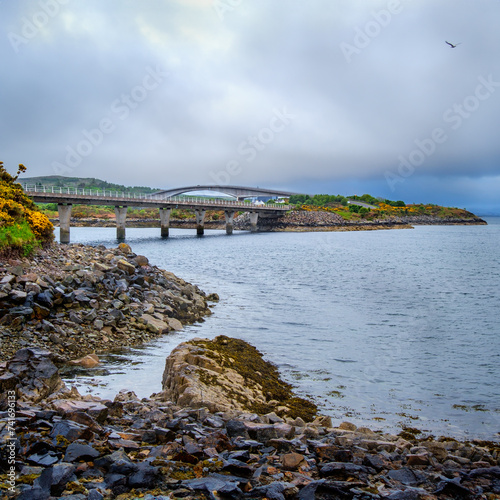 bridge over the sea, Isle of Skye, Scotland