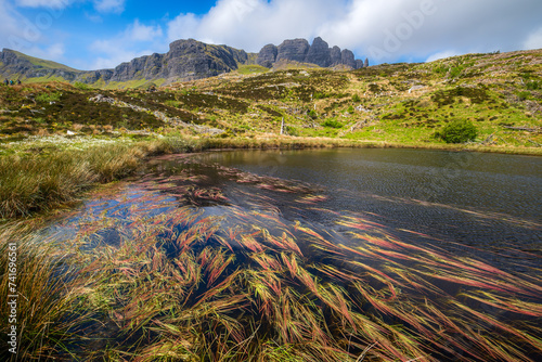 Small lake near Old Man of Storr, Isle of Skye, Scotland