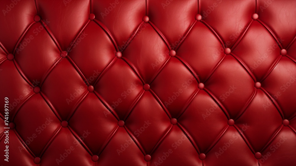 Red Leather Capitone Texture background Highly Detailed Red Leather Capitone Texture background Highly Detailed