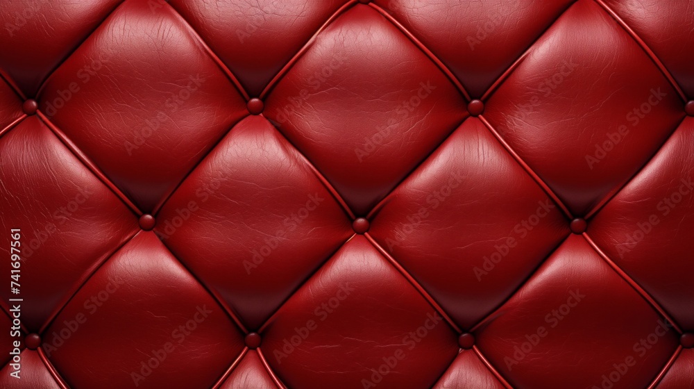 Red Leather Capitone Texture background Highly Detailed Red Leather Capitone Texture background Highly Detailed