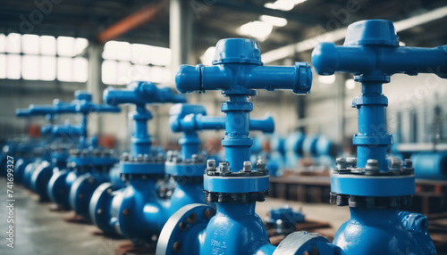 Valves for water pumping systems in power substations for the supply of clean water in large industrial areas