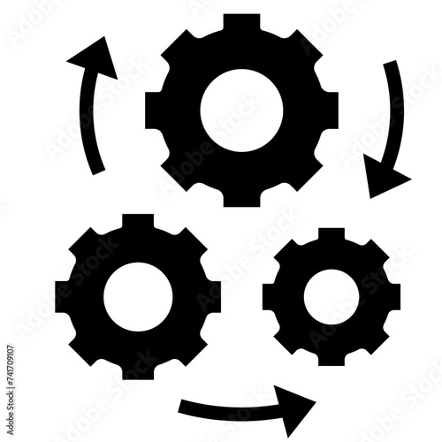 system glyph style icon