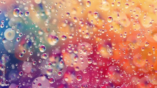 Abstract colorful bubbles background