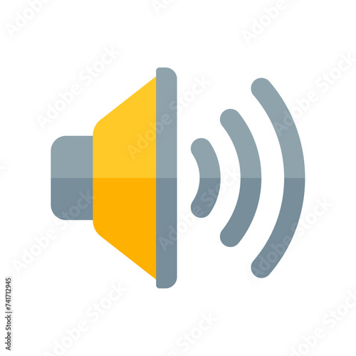 Speaker sound sign icon vector design