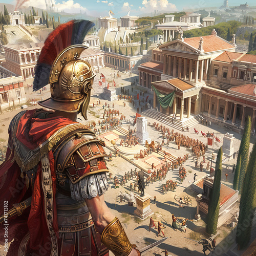 Explore the ancient Roman Empire in an arcade setting battling gladiators and navigating political intrigue for the glory of Rome photo