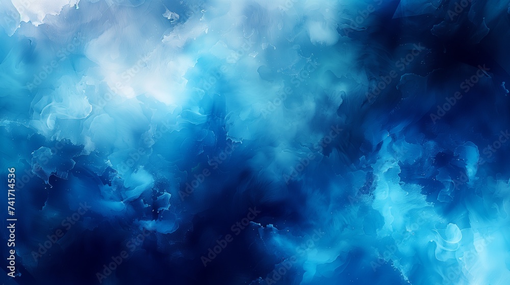 Cosmic Ocean Waves: Abstract Background in Blue Tones Cosmic Ocean Waves: Abstract Background in Blue Tones