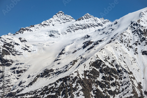 Mountain landscape, Elbrus region, Republic of Kabardino-Balkaria photo