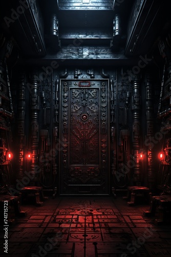 Futuristic Sci-Fi Doorway © Adobe Contributor