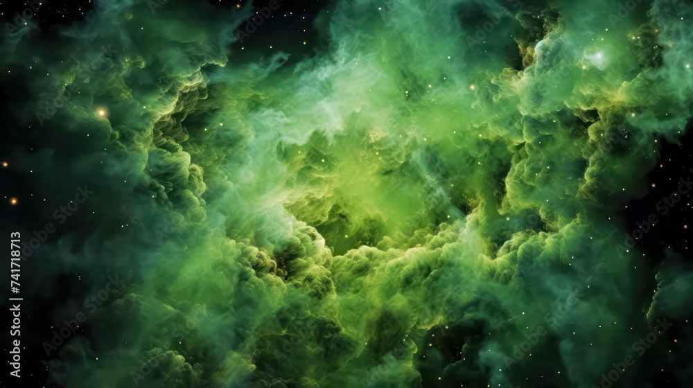 A mesmerizing nebula, a cluster of stars in deep space A mesmerizing nebula, a cluster of stars in deep space