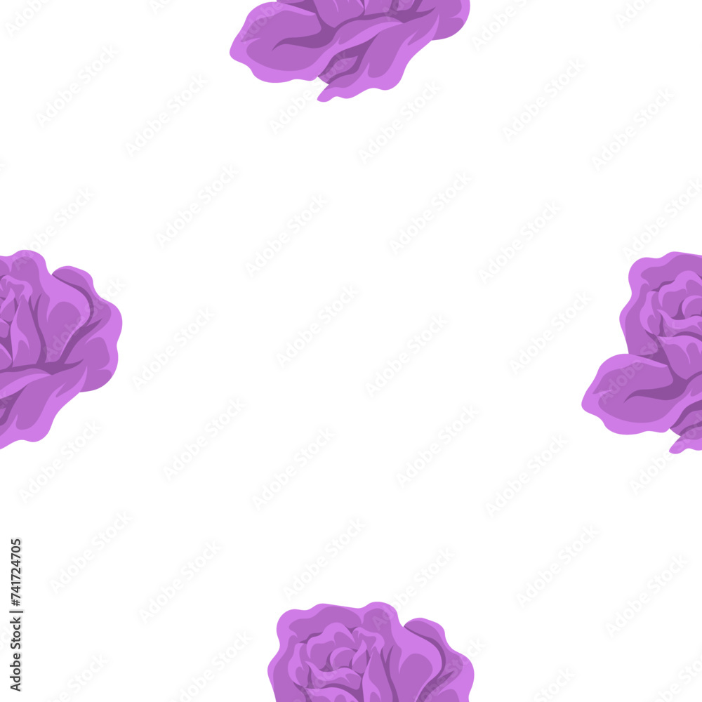 Seamless pattern flowers vector illustration. The repetitive nature ...