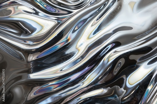 liquid metal abstract background