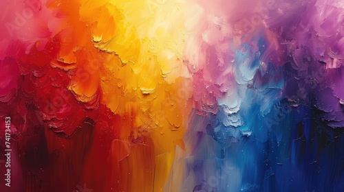 Vibrant Melodies: Exploring the Symphony of Watercolor Brushstrokes. Abstract background.