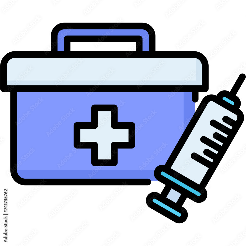 Fototapeta premium First Aid Bag Icon