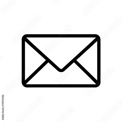 Envelope Logo Monochrome Design Style photo