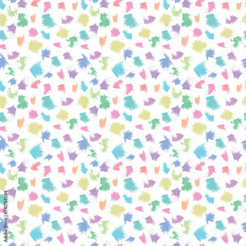 seamless pattern with colorful spots