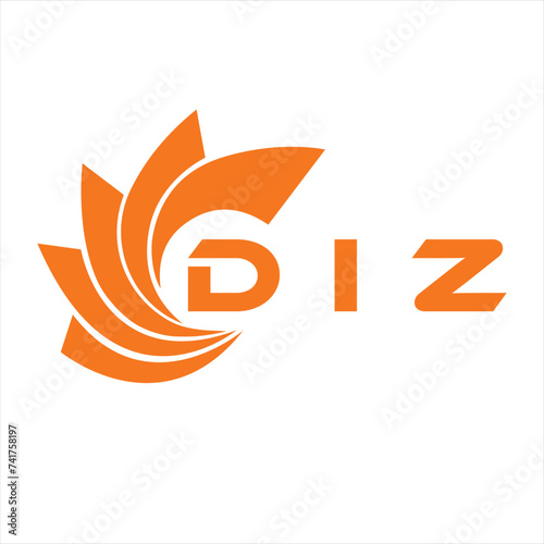 DIZ letter design. DIZ letter technology logo design on a white background. DIZ Monogram logo design for entrepreneurs and businesses. photo