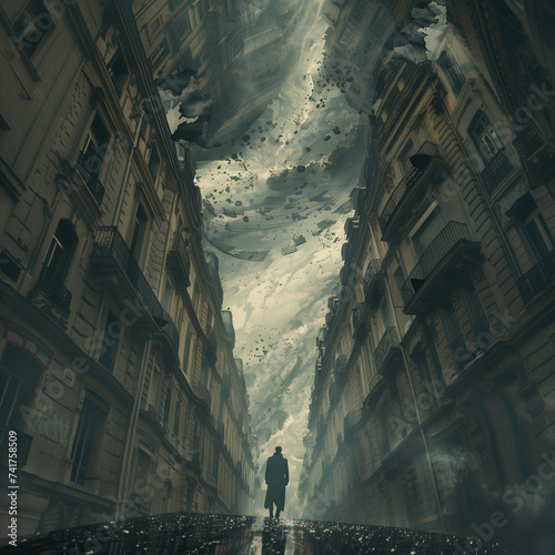 Dream within a dream depiction. Inception