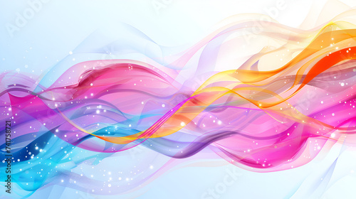 Banner for background Fantasy white ba Nature backgrounds, A captivating design featuring fluid and flowing shapes in contrasting colors, evoking a sense of movement and energy. Web banner backdrop 