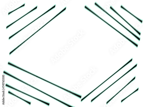 Green and black lines across white background wallpaper . High quality illustration