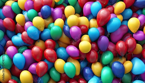 colorful balloons in the air, colorful balloons background, colored balloon wallpaper, happy background
