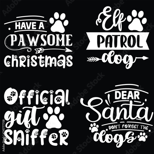 Christmas Dog Bandana SVG Bundle  Dog Christmas Svg Bundle  Pet Christmas Svg  Dog Christmas Clipart  Christmas svg   Dog ornament  Christmas Digital Cricut Silhouette