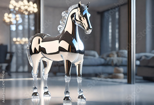 Glass horse
