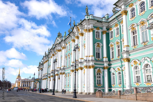 The building of the Winter Palace (Hermitage). Saint-Petersburg photo