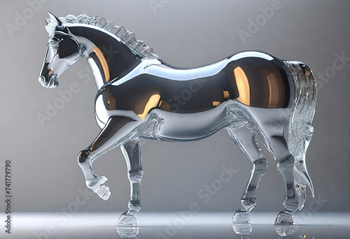 Glass horse