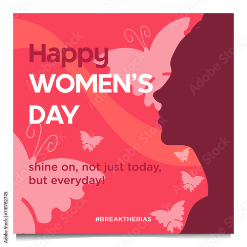 Happy Women's Day post template