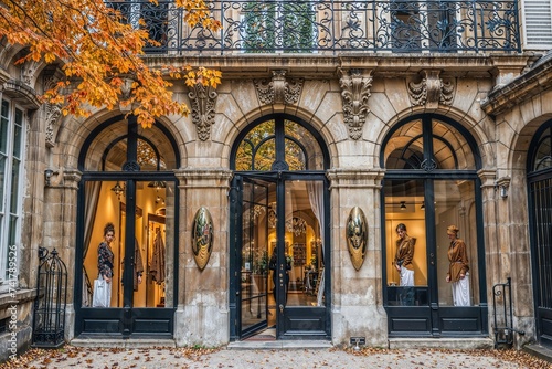 Luxury boutique in a high-e...