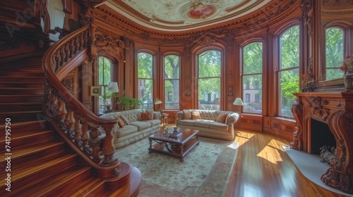ornate interior of a mansion