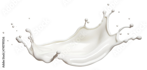 Splash of milk or cream, cut out