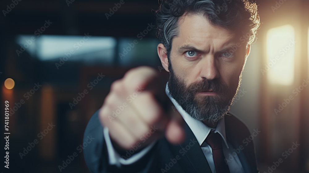 Obraz premium businessman pointing at you