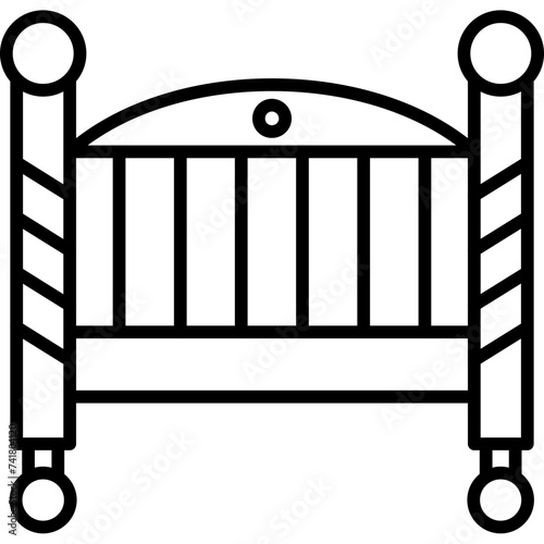  Baby Crib Icon
