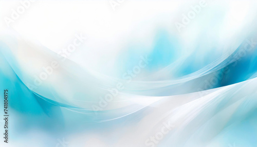 light watercolor abstract background gentle gradient pastel softcolor white and blue blank drawing painting