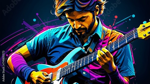 Soulful Serenade - Guitarist in Pop Art Explosion