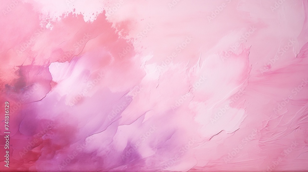 Fototapeta premium Pink Painting Texture wall Abstract background Highly Detailed