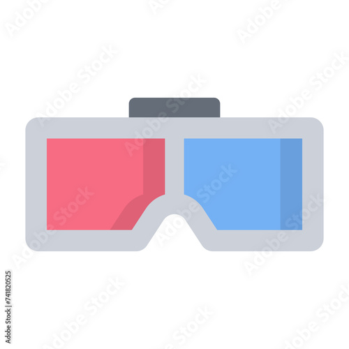3d Glasses Icon